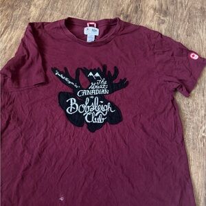 Hudson Bay - Olympic - The Great Canadian Bobsleigh Club Maroon T-Shirt